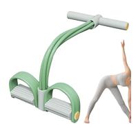 Fasce di resistenza per pedali con maniglie, confezione da 4 fasce elastiche per allenare tutto il corpo, braccia, gambe, addominali, schiena, mamma, femmina, amica, attrezzatura per esercizi