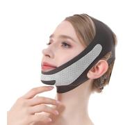 Fasce di sollevamento per il viso a forma di V, per contouring del viso, rassodante e rassodante, in tessuto traspirante, per dormire e per l'uso quotidiano