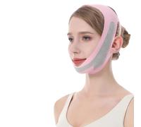 Fasce di sollevamento per il viso a forma di V, per contouring del viso, rassodante e rassodante, in tessuto traspirante, per dormire e per l'uso quotidiano