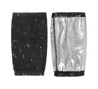 Fasce di sudore per le braccia, 2 pezzi, maniche a compressione regolabili, per uomo e donna, per la casa, per la perdita di peso, allenamento, fitness, sport e sport