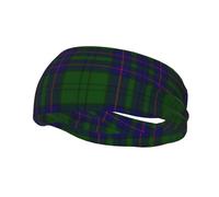 Fasce elastiche antiscivolo per allenamento con motivo tartan Clan Lockhart, ideali per uomo e donna.
