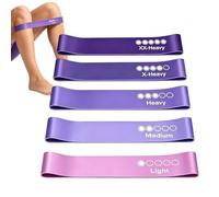 Fasce elastiche antiscivolo per gambe e bracci, rinforzate | Attrezzature per il fitness per la palestra Home Yoga Fitness Training Lifting Stretching