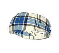 Fasce elastiche antiscivolo per la testa con motivo tartan Clan Hannay, ideali per uomo e donna.