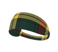 Fasce elastiche antiscivolo per la testa con motivo tartan Clan MacMillan, ideali per uomo e donna.