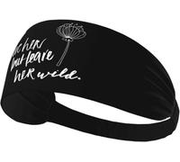 Fasce elastiche antisudore Love Her But Leave Her Wild per donne e uomini, fascia larga antiscivolo per yoga, fascia per la testa per allenamento sportivo per corsa, tennis, palestra, fitness, traspir