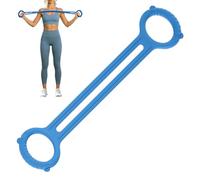 Fasce elastiche con maniglie,Elastico in Silicone a Forma di 8 con Impugnatura Antiscivolo,Attrezzo per Rafforzamento Muscolare delle Braccia | Per yoga pilates fitness allenamento palestra casa viagg
