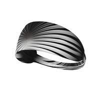 Fasce elastiche con stampa abbagliante bianca e nera, morbide fasce per allenamento traspiranti per yoga, corsa e fitness