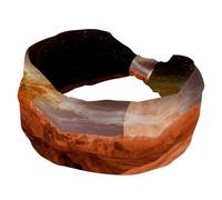 Fasce elastiche da donna per la testa, con pianeta spaziale, universo, antiscivolo, ampia fascia per capelli, turbante, per allenamento, yoga, sport, corsa