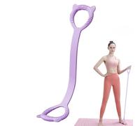 Fasce elastiche elastiche - fasce di resistenza antiscivolo a otto forme, per allenare il corpo, per palestra, uomini e donne