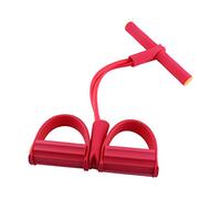 Fasce elastiche Esercizio estensibile Tirare Expander Pedale corda Bodybuilding Schiuma Body Trimmer Attrezzatura per allenamento Esercizio Allungamento Assottigliamento(Red)