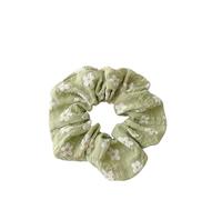 Fasce elastiche for capelli in tessuto con fiori colorati da 10 pezzi for fascette for donna semplici nastri elastici floreali per donne o ragazze(Green)