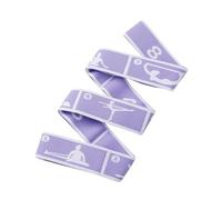 Fasce Elastiche in Tessuto 2 pezzi 8 anelli guida fascia elastica di resistenza digitale for danza, ginnastica, balletto elastico for allenamento(Color2-90 cm)