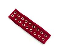 Fasce elastiche larghe con occhielli scavati in stile punk, per donne e uomini, festival musicali e uso quotidiano, tutte le corrispondenze