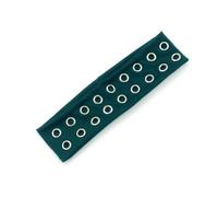 Fasce elastiche larghe con occhielli scavati in stile punk, per donne e uomini, festival musicali e uso quotidiano, tutte le corrispondenze