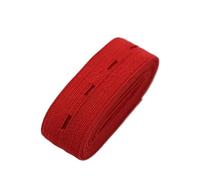 Fasce elastiche larghe piatte, Elastici in tessuto for asole da 20 mm 2-5 iarde Multicolor(Red,20mm 5yards)