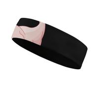 Fasce elastiche per allenamento a forma di pesce Blob, fascia antisudore sportiva per atletica, yoga, corsa, palestra, donne e uomini