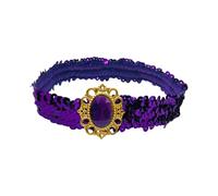 Fasce elastiche per capelli con paillettes scintillanti e strass, accessori per capelli per feste per donne e ragazze