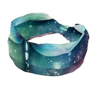 Fasce elastiche per capelli da donna, con libellula, accessori per capelli, ampia e morbida, per yoga, allenamento, sport, corsa, viaggi