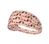 Fasce elastiche per capelli da donna, per cani bassotto, n. 1038, fascia elastica per capelli, traspirante, per sport, corsa, atletica, yoga, palestra, tennis