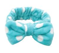 Fasce elastiche per capelli in morbido pile corallo, per yoga, spa, yoga, tinta unita, per lavare il viso e per il trucco (A2)