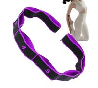 Fasce elastiche per esercizi - 8 sezioni numerate elastico elastico - portatile e flessibile - per allenamento della muscolare donne uomini casa palestra yoga pilates braccio schiena gamba full