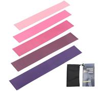 Fasce elastiche per esercizi | Elastici per stretching e fitness | Attrezzatura elastica portatile a 5 livelli di resistenza per allenamento a casa palestra pilates