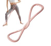 Fasce Elastiche per Esercizi Fisici,Corda Pilates a Forma di 8 | Fascia per Scolpire il Corpo e Potenziamento Muscolare per Casa, Appartamento, Viaggio, Spiaggia per Donne e Uomini