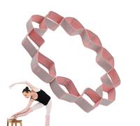 Fasce elastiche per esercizio, cinghie di yoga per stretching, cinghie per stretching del tendine del ginocchio con fibbie, fasce per fitness di esercizio, fasce per la di yoga di resistenza