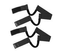 Fasce elastiche regolabili, 2 pezzi, multiuso, sicure per parrucche, colore nero, rosa, rosso