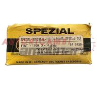 Fasce elastiche segmenti pistoni Fiat 1100 103D 72x2+2+3.96 mm +0.4 SP5190 72.40