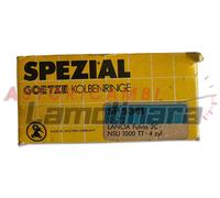Fasce elastiche segmenti pistoni Lancia Fulvia 2C 72x2+2+4 Goetze mm standard