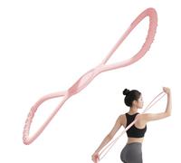 Fasce Elastici per l'esercizio - BandeElastici per l'esercizio, Figura 8 Fasce Di Stretching | Resisance Yoga Corda Puller, Silicone Fitness Band for Muscle Toning, Back Recovery Home Gym Traini