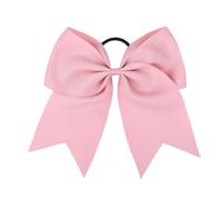 Fasce for capelli con fiocco grande da 8 pezzi 6 pollici for fascette elastiche for in tinta unita Nastro Bowknot Fascia for Elastici Copricapo Decorare Per Cheerleaders(Color 15)