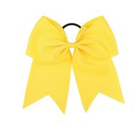Fasce for capelli con fiocco grande da 8 pezzi 6 pollici for fascette elastiche for in tinta unita Nastro Bowknot Fascia for Elastici Copricapo Decorare Per Cheerleaders(Color 9)