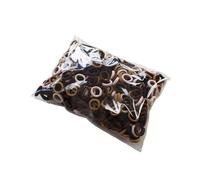 Fasce for capelli da 100/300/500 pezzi for accessori for elastici in nylon colorati(C065-style17,500pcs)