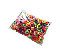 Fasce for capelli da 100/300/500 pezzi for accessori for elastici in nylon colorati(C065-style19,500pcs)