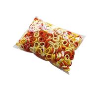 Fasce for capelli da 100/300/500 pezzi for accessori for elastici in nylon colorati(C065-style9,500pcs)