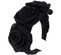 Fasce for capelli da donna, fascia for capelli imbottita in velluto intrecciato con rose, fasce for capelli stile vintage Alice, fasce for capelli Matador, cerchietto largo for capelli, accessori for
