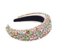 Fasce imbottite per capelli da donna, realizzate a mano, fascia per capelli per feste di nozze, accessori per capelli 1-EN8