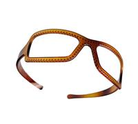 Fasce in acrilico per donne, divertenti fasce per le donne, montatura per occhiali con bordo antiscivolo, alla moda, per feste, tutti i giorni, viaggi, montatura circa 3,5 cm, per tutte le ragazze