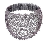 Fasce in pizzo da donna - banda larga floreale, busta per capelli elastica | Accessori per capelli alla moda morbidi, sciarpe per testa boho leggere, eleganti fasce per capelli yoga per la fo
