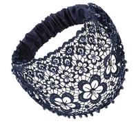 Fasce in pizzo da donna - banda larga floreale, busta per capelli elastica | Accessori per capelli alla moda morbidi, sciarpe per testa boho leggere, eleganti fasce per capelli yoga per la fo