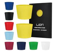 Fasce in silicone per gambe da calcio per adulti e bambini, l'alternativa al nastro per tenere i parastinchi in posizione da abbinare al tuo kit (giallo)