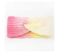 Fasce Invernali Da Donna Fasce for capelli incrociate con nodo di colore sfumature moda for le donne Accessori for turbante elastico for caldi autunno inverno(Red)