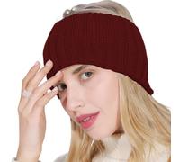 Fasce invernali in maglia a trecce, fascia invernale da donna, morbida maglia calda per le orecchie, comoda fascia spessa per il freddo, sci, corsa, attività all'aperto, fascia invernale all'uncinetto