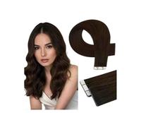 Fasce invisibili per un look e un volume naturale estensioni dei capelli lisci da 40 a 66 cm #2, marrone scuro, invisibili, senza tracce, nastri di estensione dei capelli rimovibili per un u(20