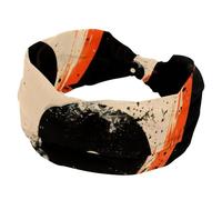 Fasce larghe da donna, con simbolo Yin Yang, elastiche, sportive, accessori per capelli, per yoga, corsa, vita quotidiana