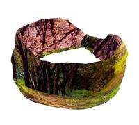 Fasce larghe da donna, elastiche, antiscivolo, sportive, con fiori di ciliegie giapponesi, alla moda, per yoga, allenamento, tutti i giorni