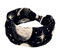 Fasce larghe da donna, elastiche, spesse, antiscivolo, accessori per allenamento, cura della pelle, uso quotidiano, pianeti e lune, universo