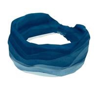 Fasce larghe da donna, elastiche, spesse, antiscivolo, accessori per allenamento, cura della pelle, uso quotidiano, motivo acquerello blu navy con onde